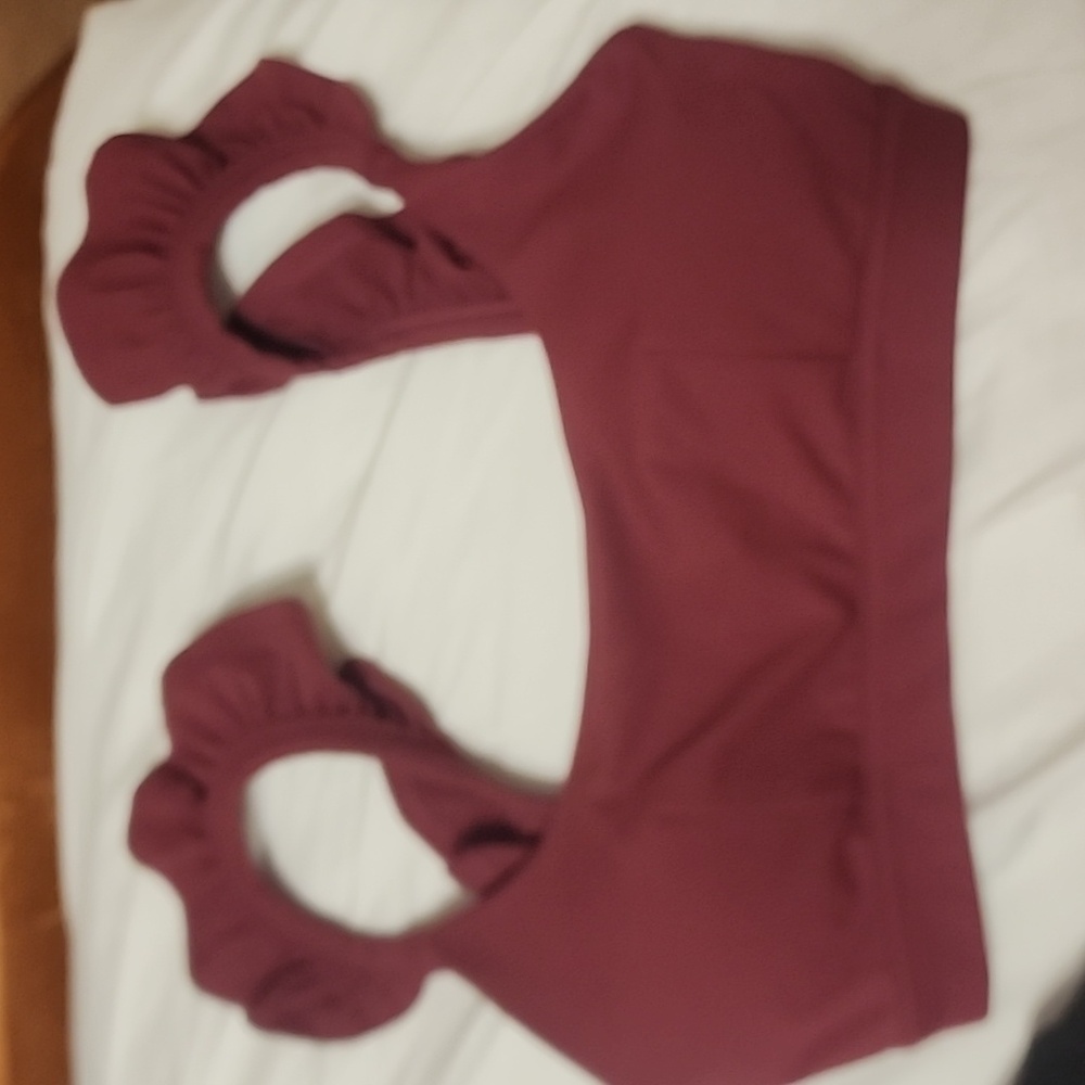 Romance Ruffle Bra - Crimson (Rare)
